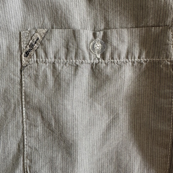 Lrg vintage short sleeve button-up - M - "Children Vision" Woven - Picture 5 of 6